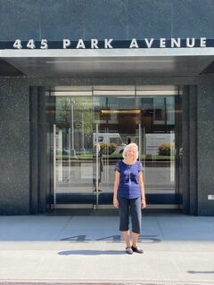 Lee A. Dagger outside her New York City office at 445 Park Avenue